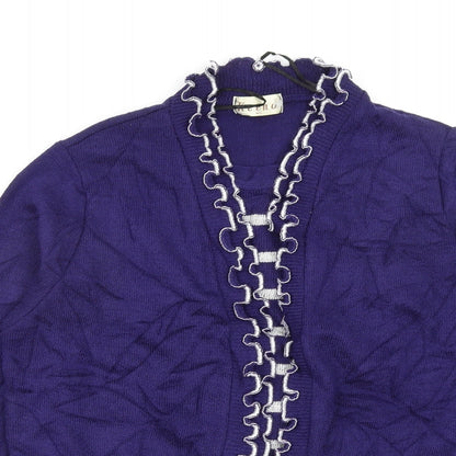 Womens UK Size M keeno Blue Pullover Jumper