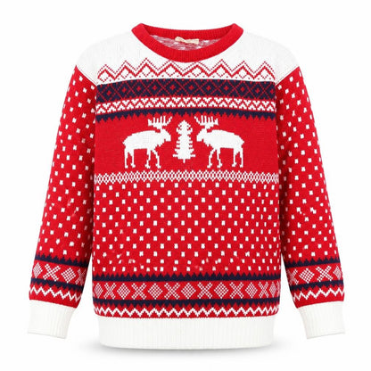 Front view of catch 22 men’s multicoloured geometric jumper, size S, - christmas