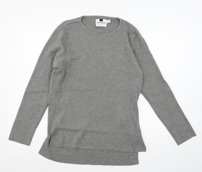 Topman Mens Grey  Knit Pullover Jumper Size S