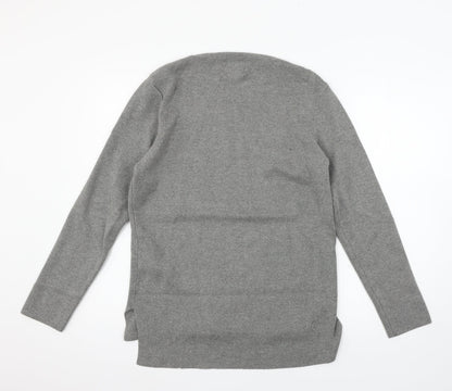 Topman Mens Grey  Knit Pullover Jumper Size S