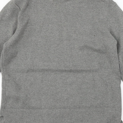Topman Mens Grey  Knit Pullover Jumper Size S