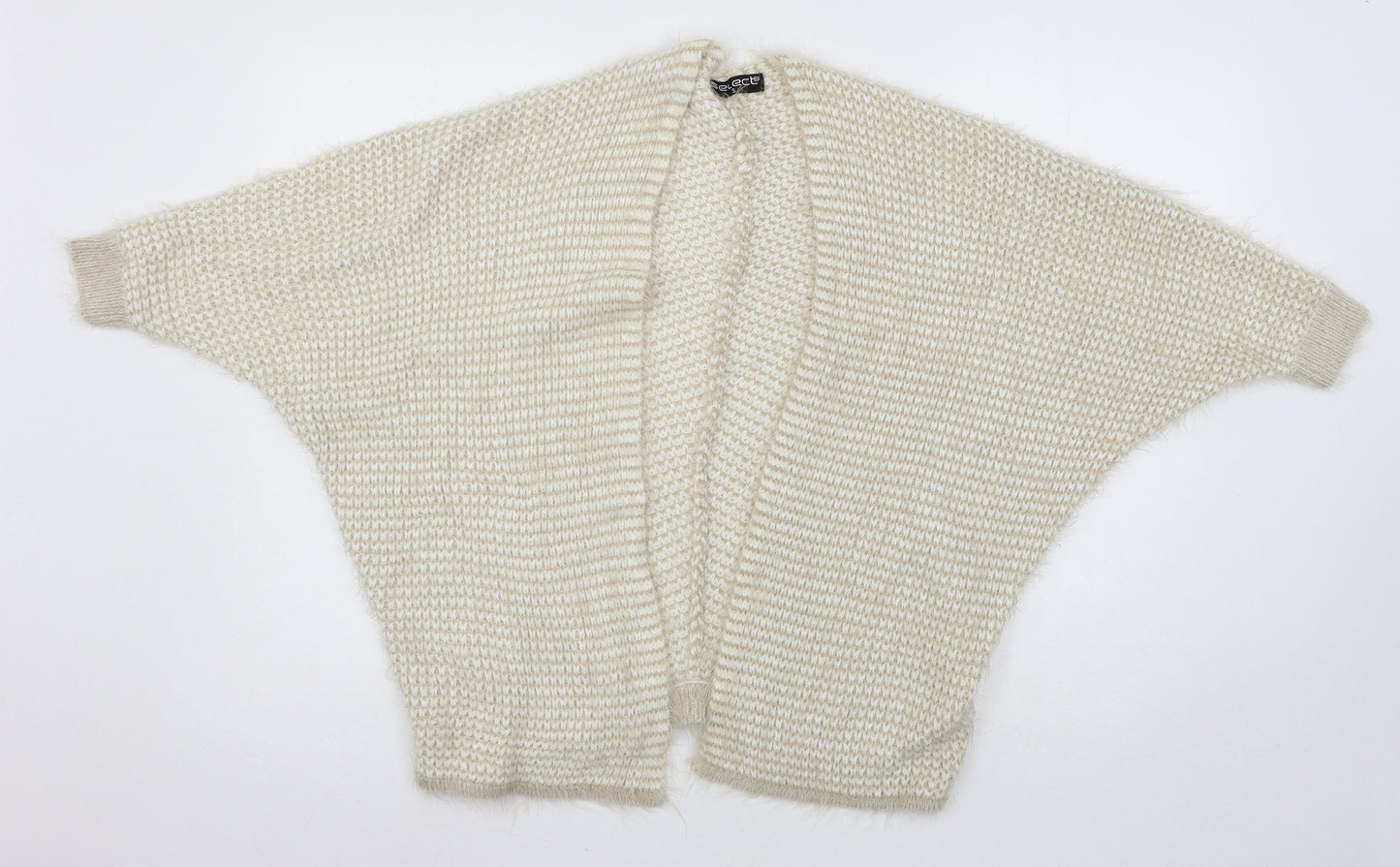 Womens UK Size S Select Ivory Cardigan Jumper
