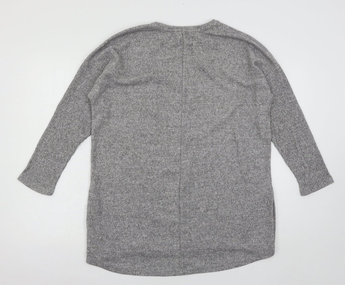 George Womens Grey  Knit Pullover Jumper Size M