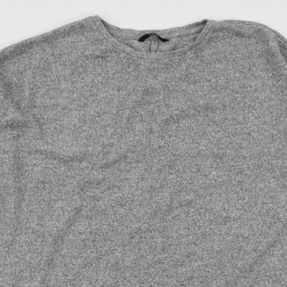 George Womens Grey  Knit Pullover Jumper Size M