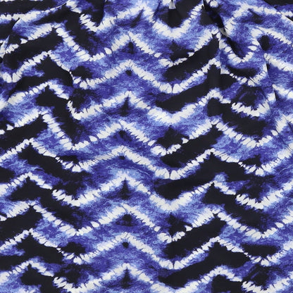 Womens UK Size 12 Peacocks Blue Basic Blouse