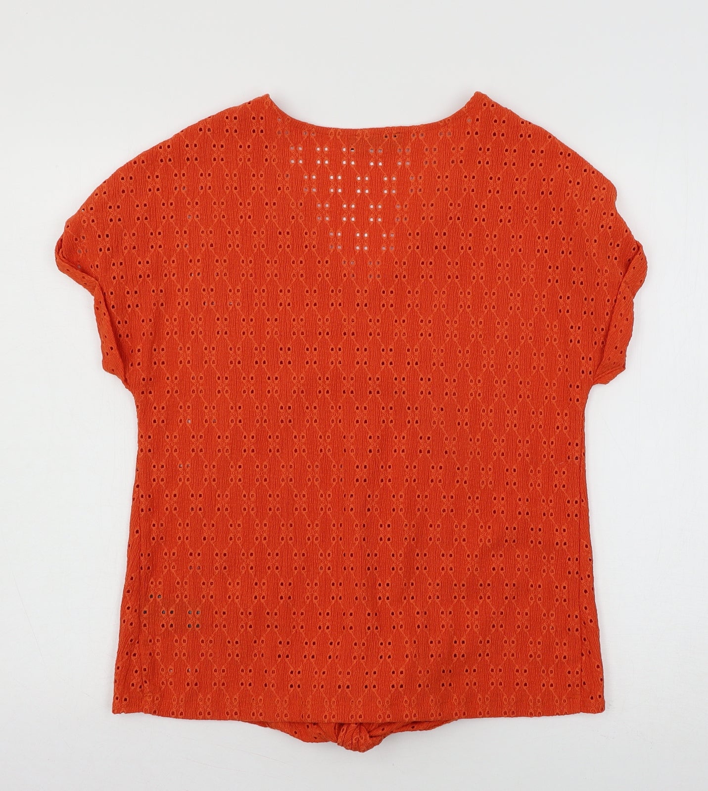 F&F Womens Orange   Basic T-Shirt Size 10