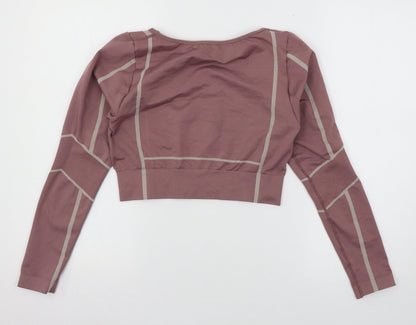 Womens UK Size M PRETTYLITTLETHING Purple Basic T-Shirt