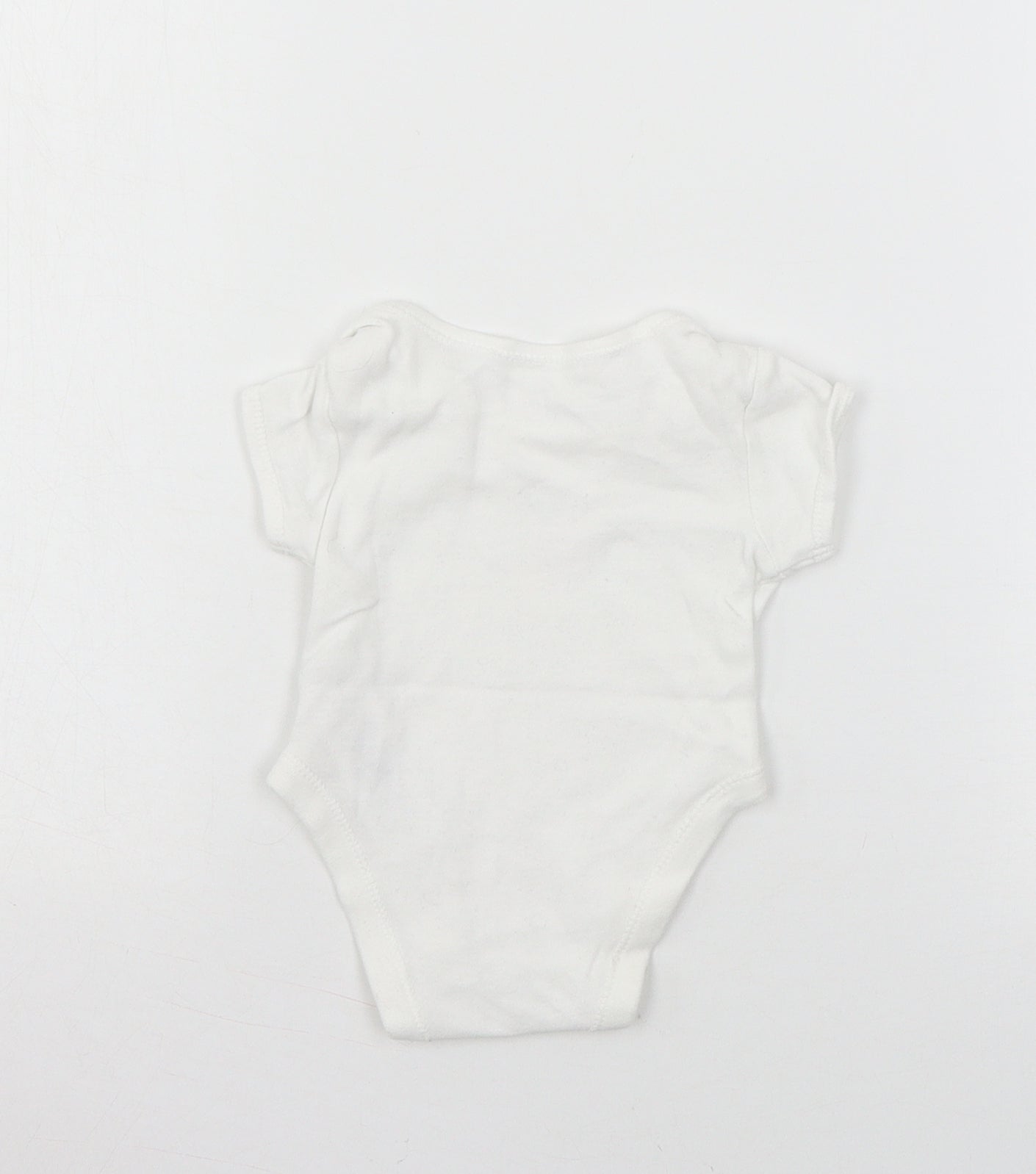 Disney Baby White  Jersey Babygrow One-Piece Size 0-3 Months  - Minnie Mouse