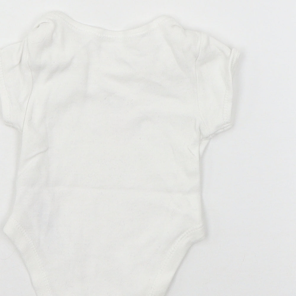 Disney Baby White  Jersey Babygrow One-Piece Size 0-3 Months  - Minnie Mouse