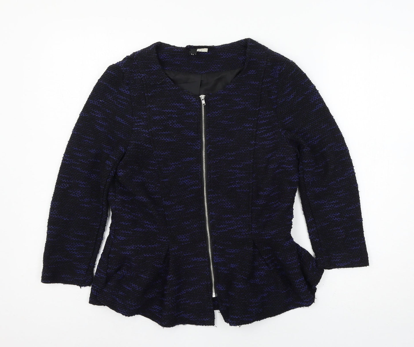 Divided by H&M Womens Blue Striped  Jacket  Size 14