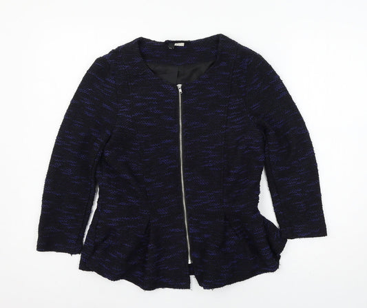 Divided by H&M Womens Blue Striped  Jacket  Size 14