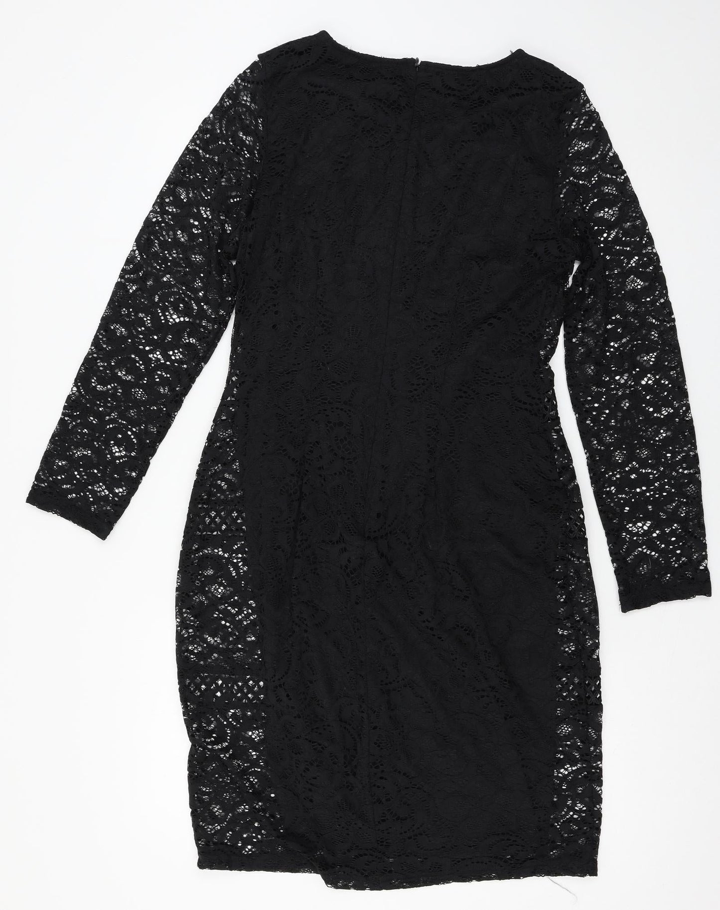 George Womens Black  Lace Bodycon  Size 12