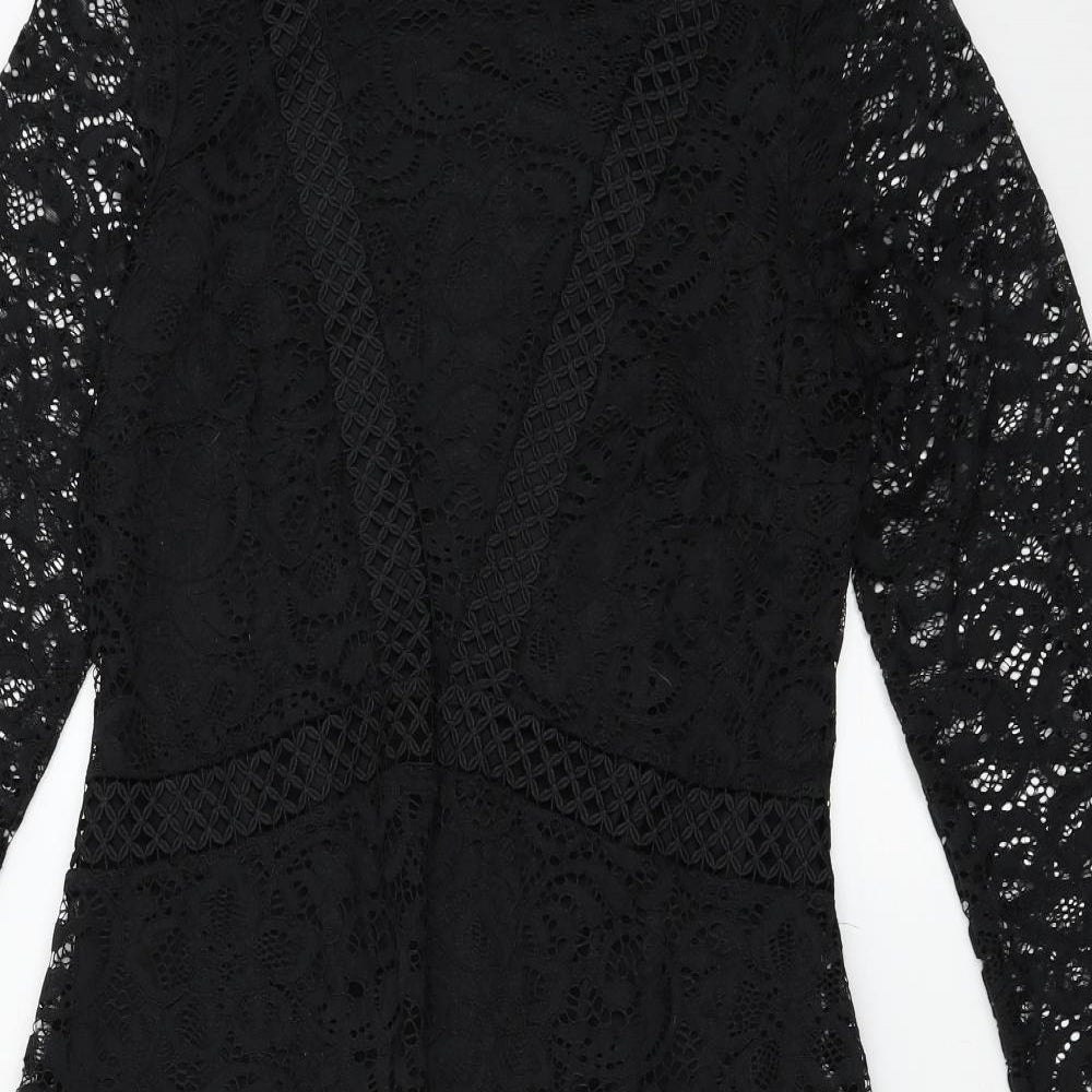 George Womens Black  Lace Bodycon  Size 12