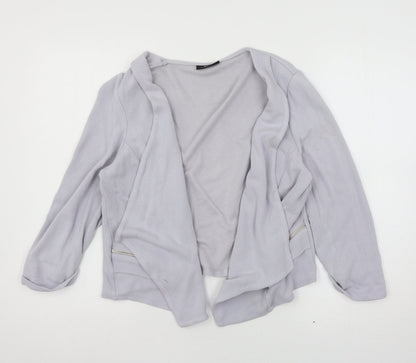 Womens UK Size M Wallis Blue Cardigan Jumper