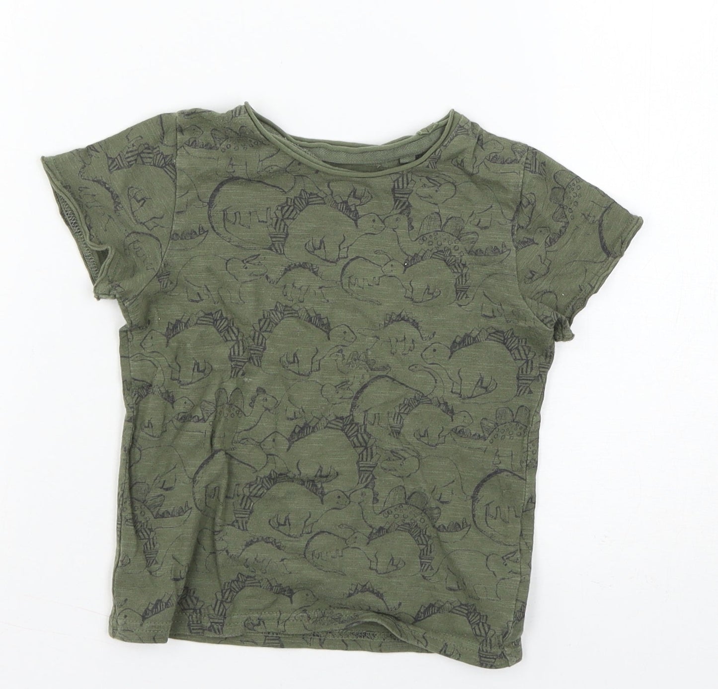 NEXT Baby Green  Jersey Basic T-Shirt Size 9-12 Months  - Dinosaur