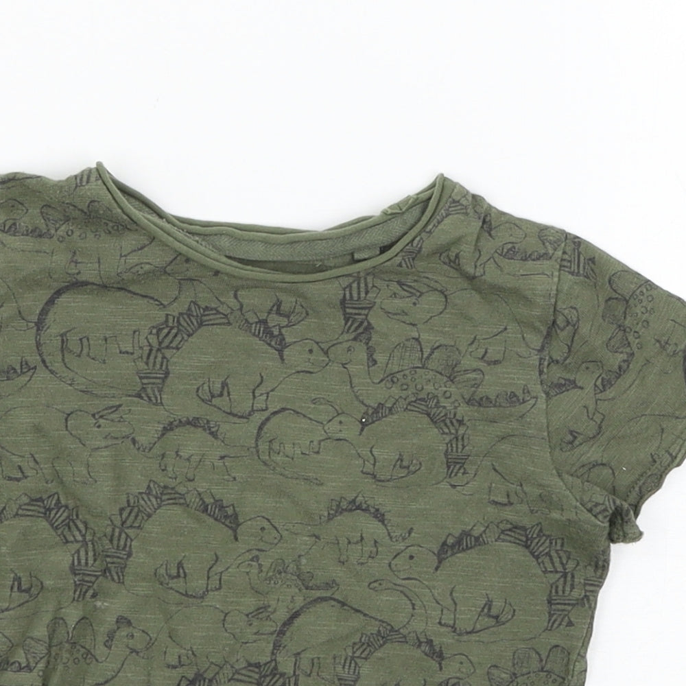 NEXT Baby Green  Jersey Basic T-Shirt Size 9-12 Months  - Dinosaur