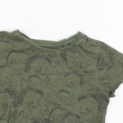 NEXT Baby Green  Jersey Basic T-Shirt Size 9-12 Months  - Dinosaur