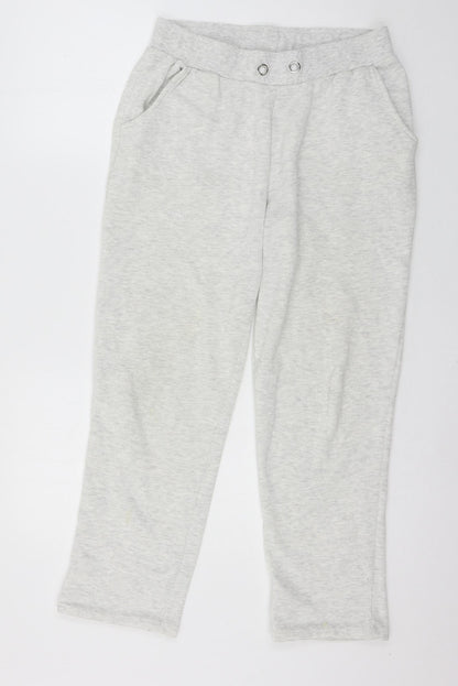 Womens UK Size 10 Peacocks Regular Fit Jogger Grey Trousers
