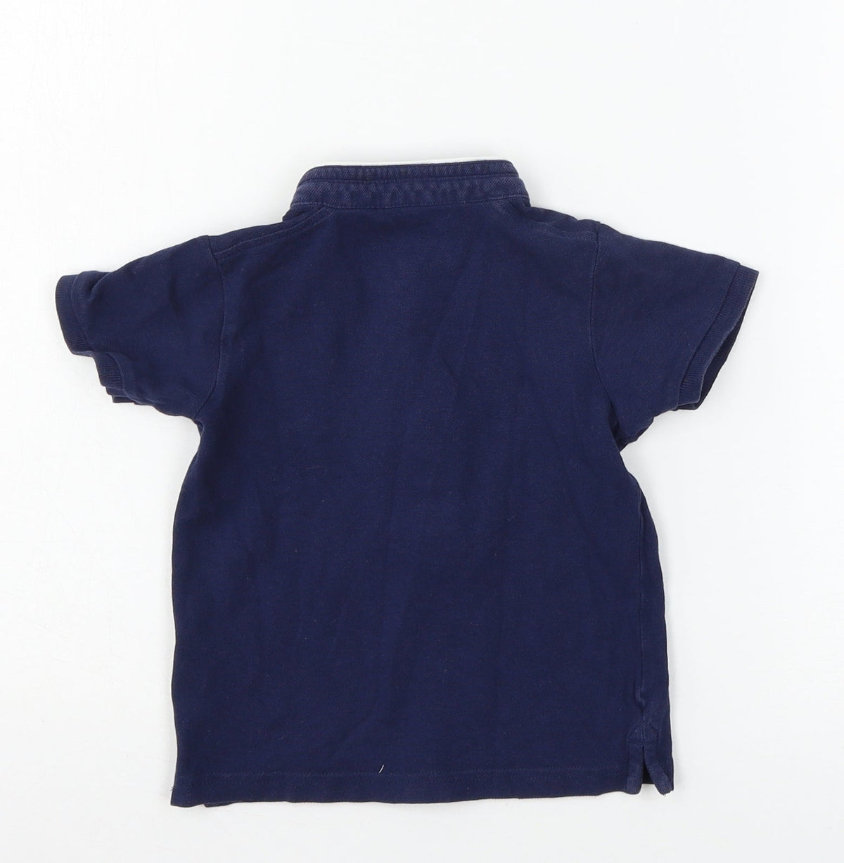 Back view of Matalan Baby Black Jersey Basic T-Shirt, size 18-24, Months
