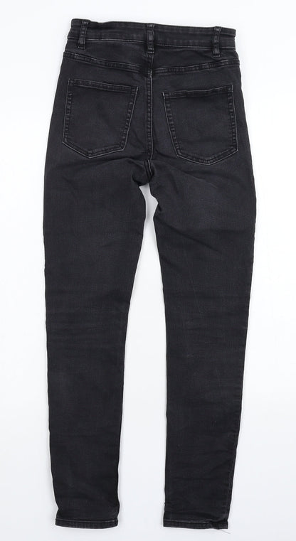 Womens UK Size 6 H&M Extra-Slim Fit Jegging Black Jeans
