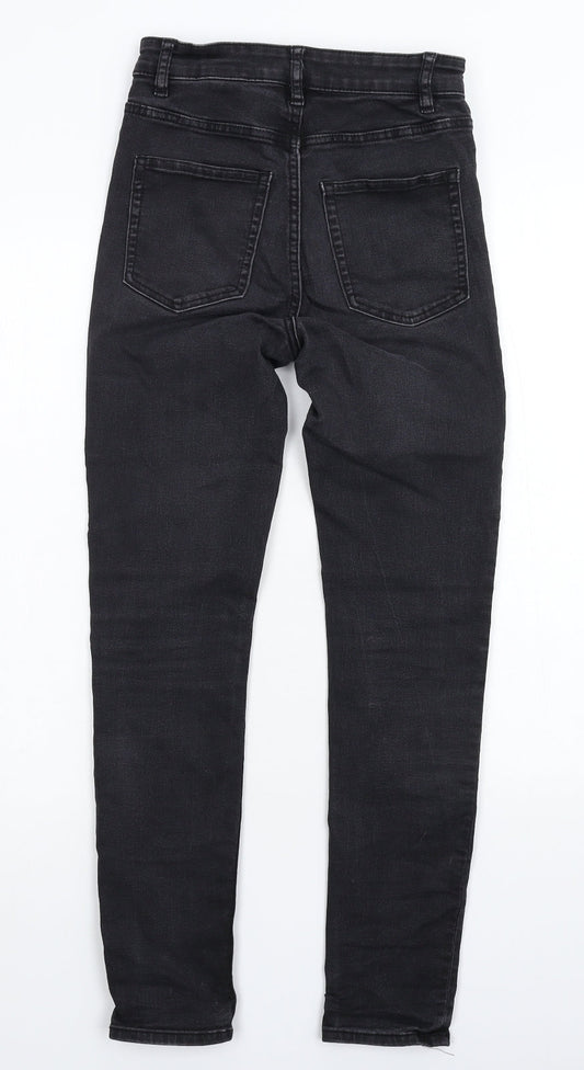 Womens UK Size 6 H&M Extra-Slim Fit Jegging Black Jeans