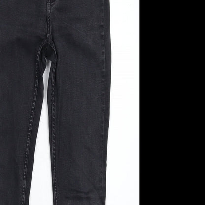 Womens UK Size 6 H&M Extra-Slim Fit Jegging Black Jeans