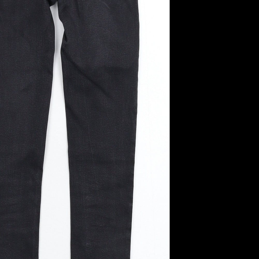 Womens UK Size 6 H&M Extra-Slim Fit Jegging Black Jeans