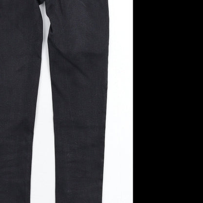 Womens UK Size 6 H&M Extra-Slim Fit Jegging Black Jeans