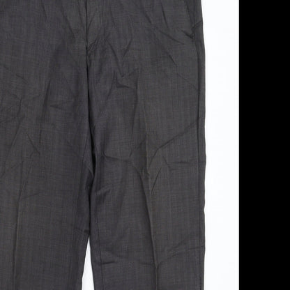 Marks and Spencer Mens Red   Dress Pants Trousers Size 34 L29 in