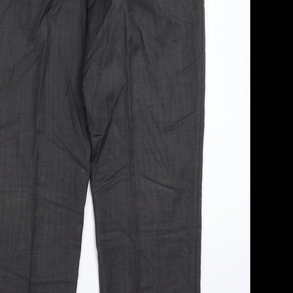 Marks and Spencer Mens Red   Dress Pants Trousers Size 34 L29 in