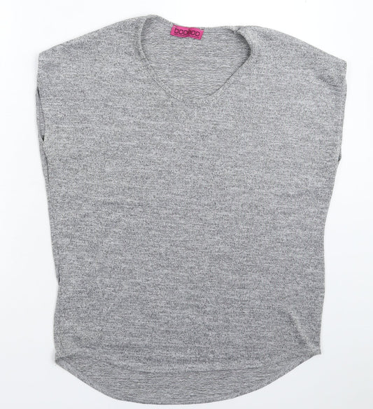 Boohoo Womens Grey   Basic Tank Size L