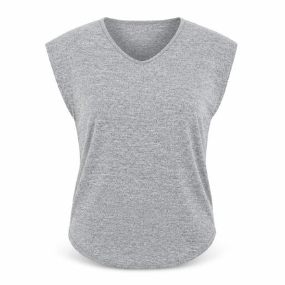Womens UK Size L Boohoo Grey Basic Tank