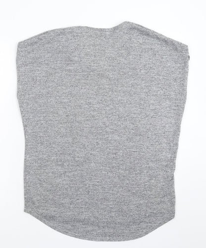 Boohoo Womens Grey   Basic Tank Size L