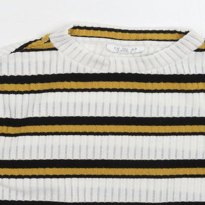 Womens UK Size 4 Topshop Multicoloured Pullover Jumper