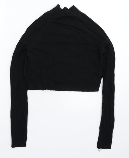 Womens UK Size 12 Topshop Black Pullover Jumper