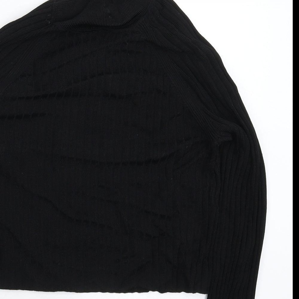 Womens UK Size 12 Topshop Black Pullover Jumper