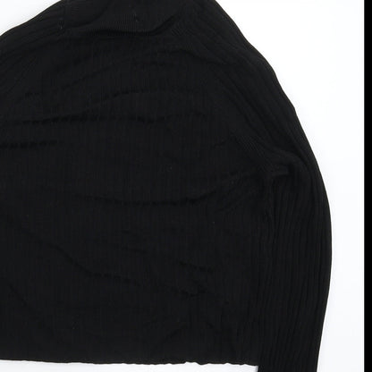 Womens UK Size 12 Topshop Black Pullover Jumper