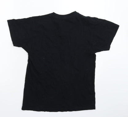 Womens UK Size S Roly Black Basic T-Shirt