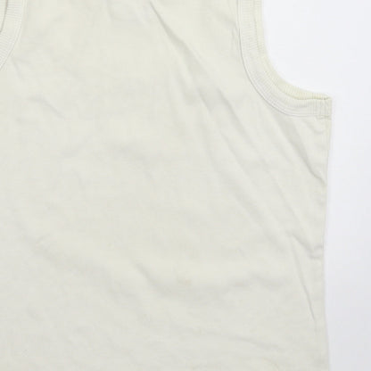 Womens UK Size 14 NEXT White Basic Tank