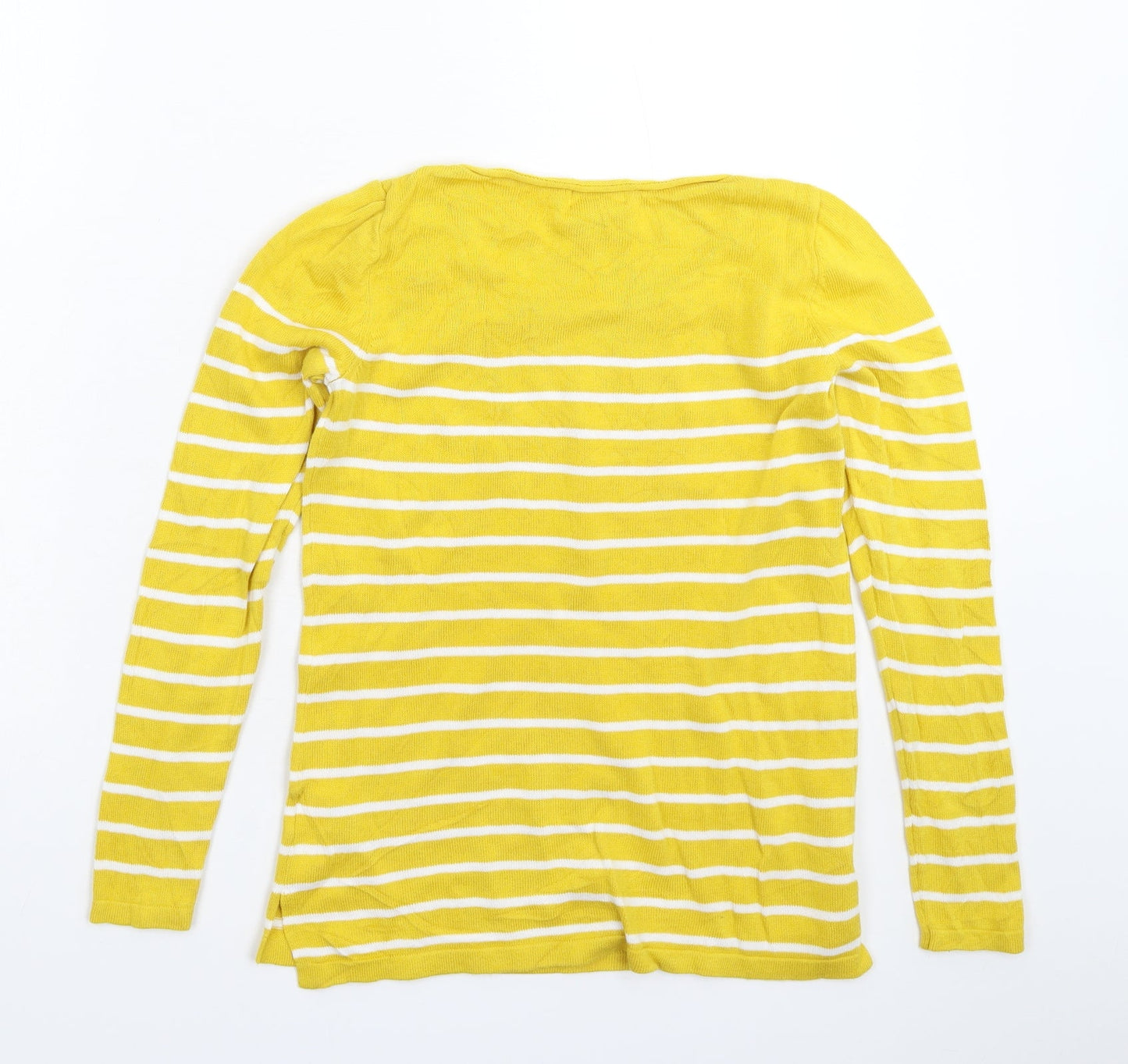 Womens UK Size S Old Navy Yellow Pullover Jumper