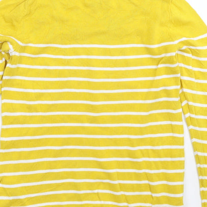 Womens UK Size S Old Navy Yellow Pullover Jumper