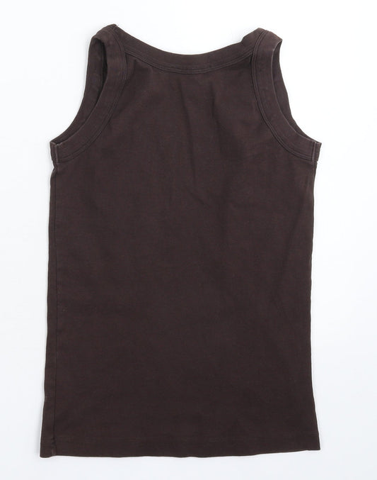 Womens UK Size 12 Red Herring Grey Basic Tank