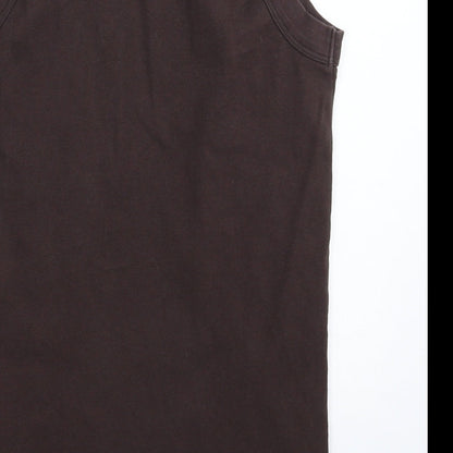 Womens UK Size 12 Red Herring Grey Basic Tank