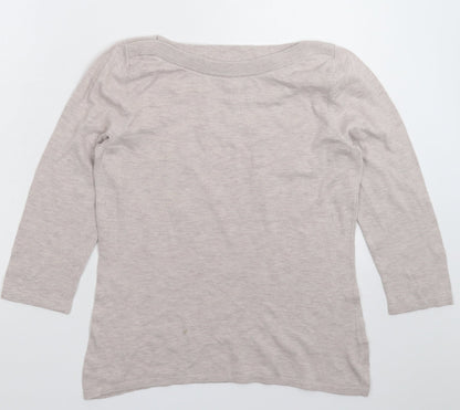 Womens UK Size 10 NEXT Grey Pullover Jumper
