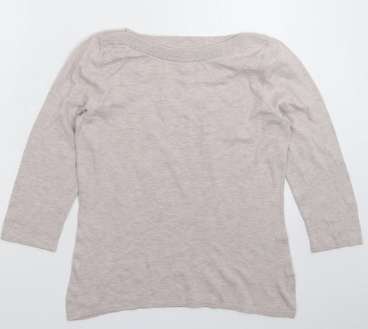Womens UK Size 10 NEXT Grey Pullover Jumper