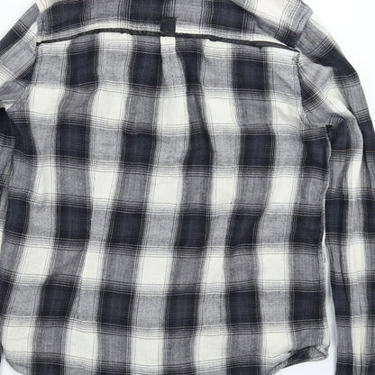 Dorothy Perkins Womens Multicoloured Check  Basic Button-Up Size 10