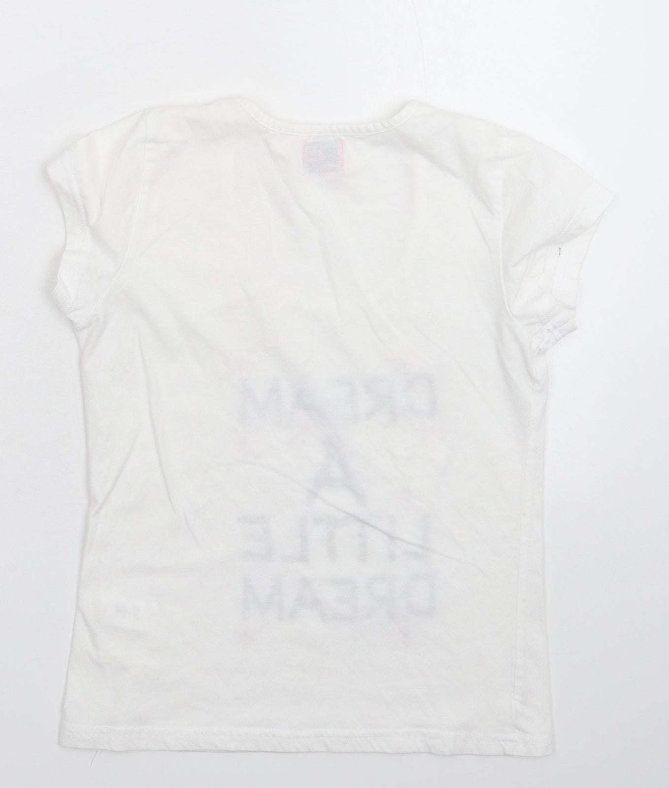 Adore Womens White   Basic T-Shirt Size S