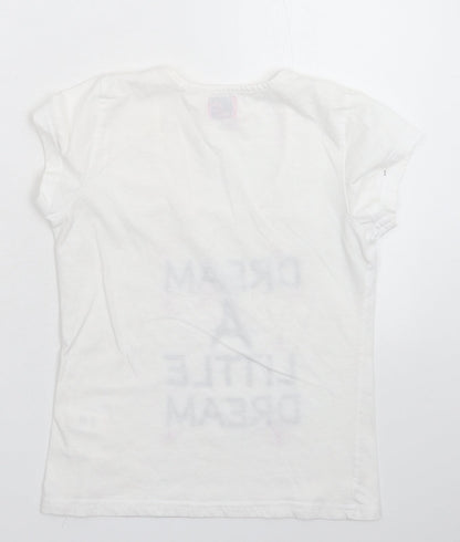 Adore Womens White   Basic T-Shirt Size S