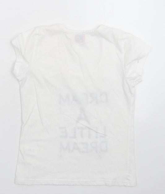 Adore Womens White   Basic T-Shirt Size S