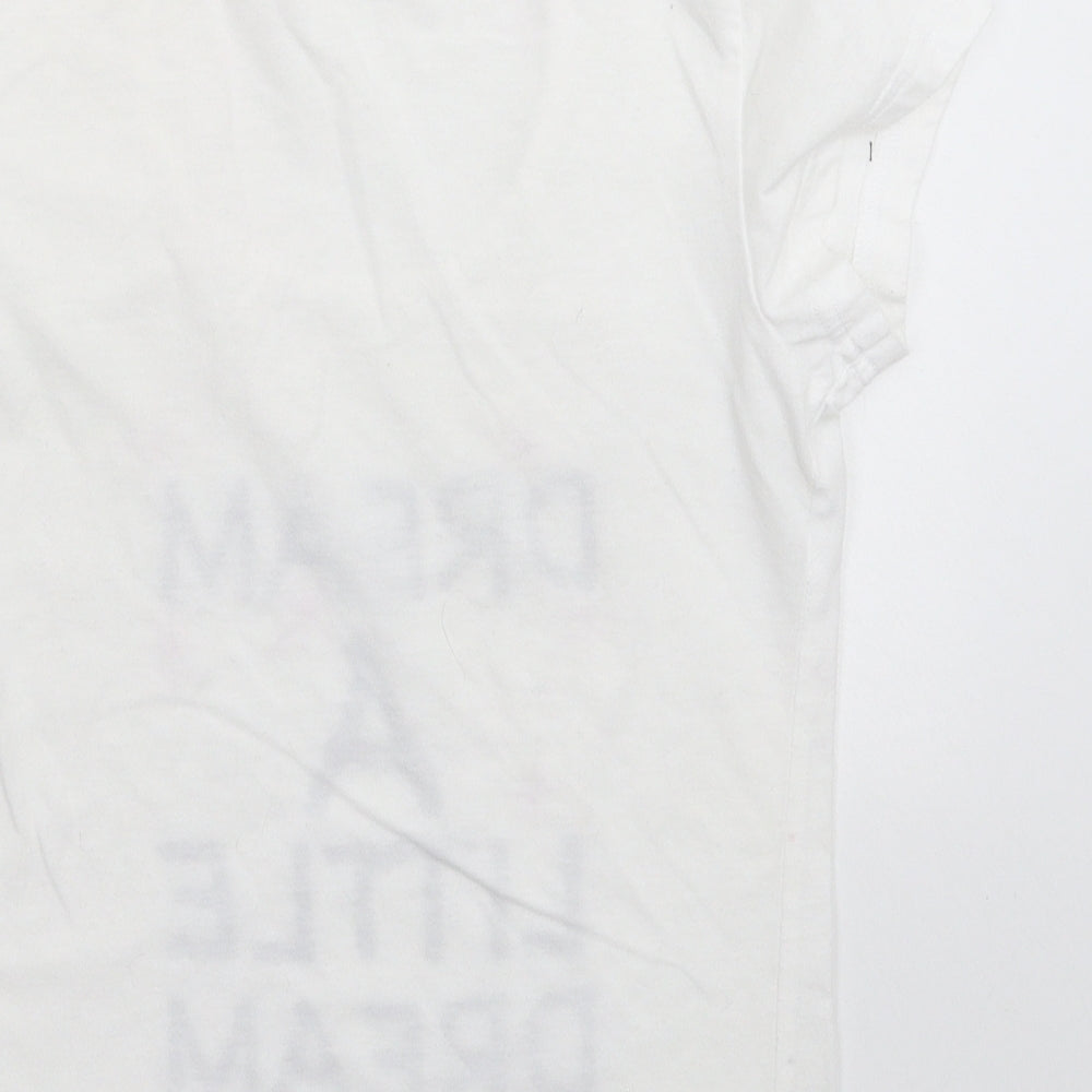 Adore Womens White   Basic T-Shirt Size S